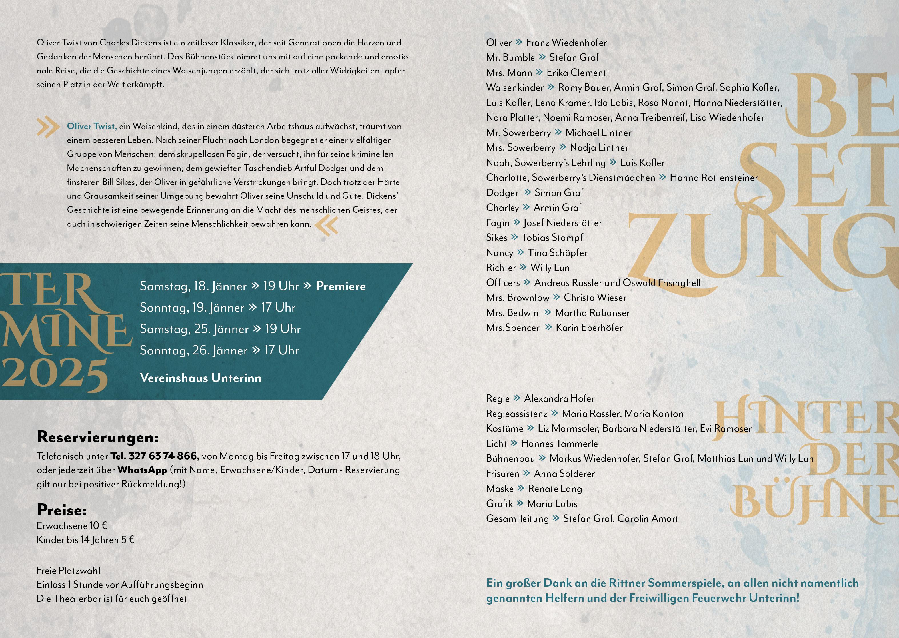 Aktueller Flyer Rückseite